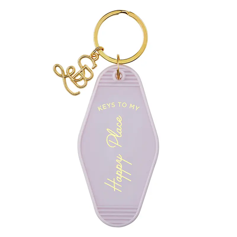 The Vintage Motel Key Tag - Happy Place