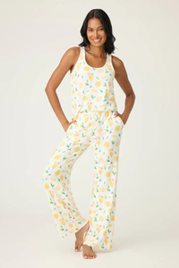 The Mimosa Me Drink Print Tank & Pant PJ Set