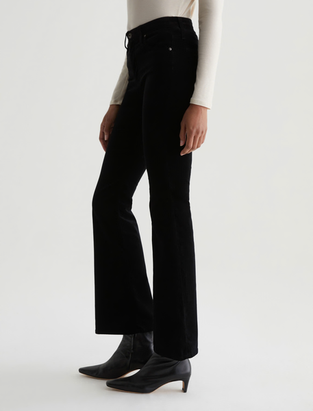 The Farrah Boot Velvet - Black