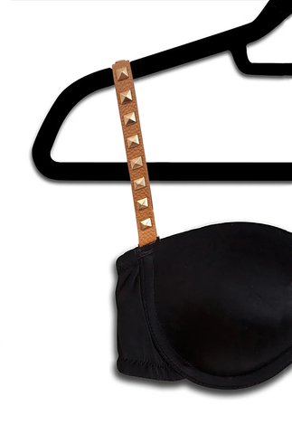 The Camel Valentino Plunge Bra NEW!  NUDE BRA!