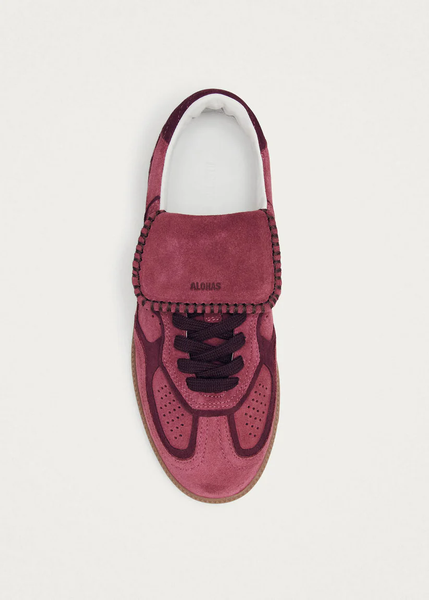 The Club Suede Raspberry Leather Sneaker