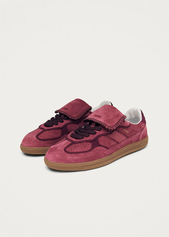 The Club Suede Raspberry Leather Sneaker