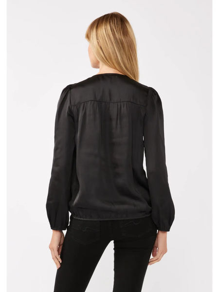 The Ella V Neck Satin Blouse