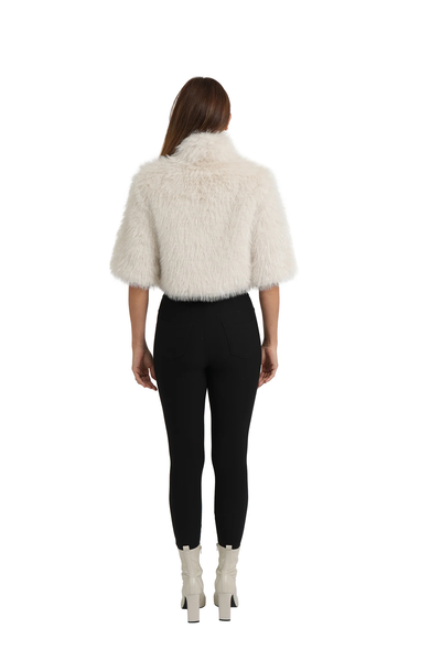 The Tyler Faux Fur Shrug