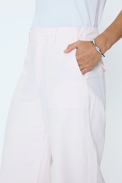 The Wren Relaxed Straight Utility Pant - Ice Pink