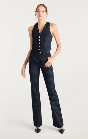 The Metallic Pinstripe Shailene Pant