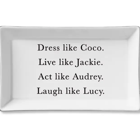 The Ceramic Tray - Dress Like Coco🩵