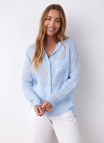 The Seaside Linen Button Down