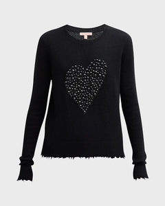 The Heart Strong Rhinestone Crewneck Sweater