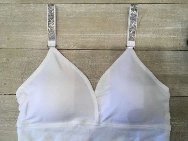 The Crystal White Bra