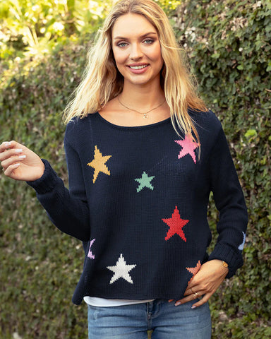 The Stars Crew Cotton Indigo Multi