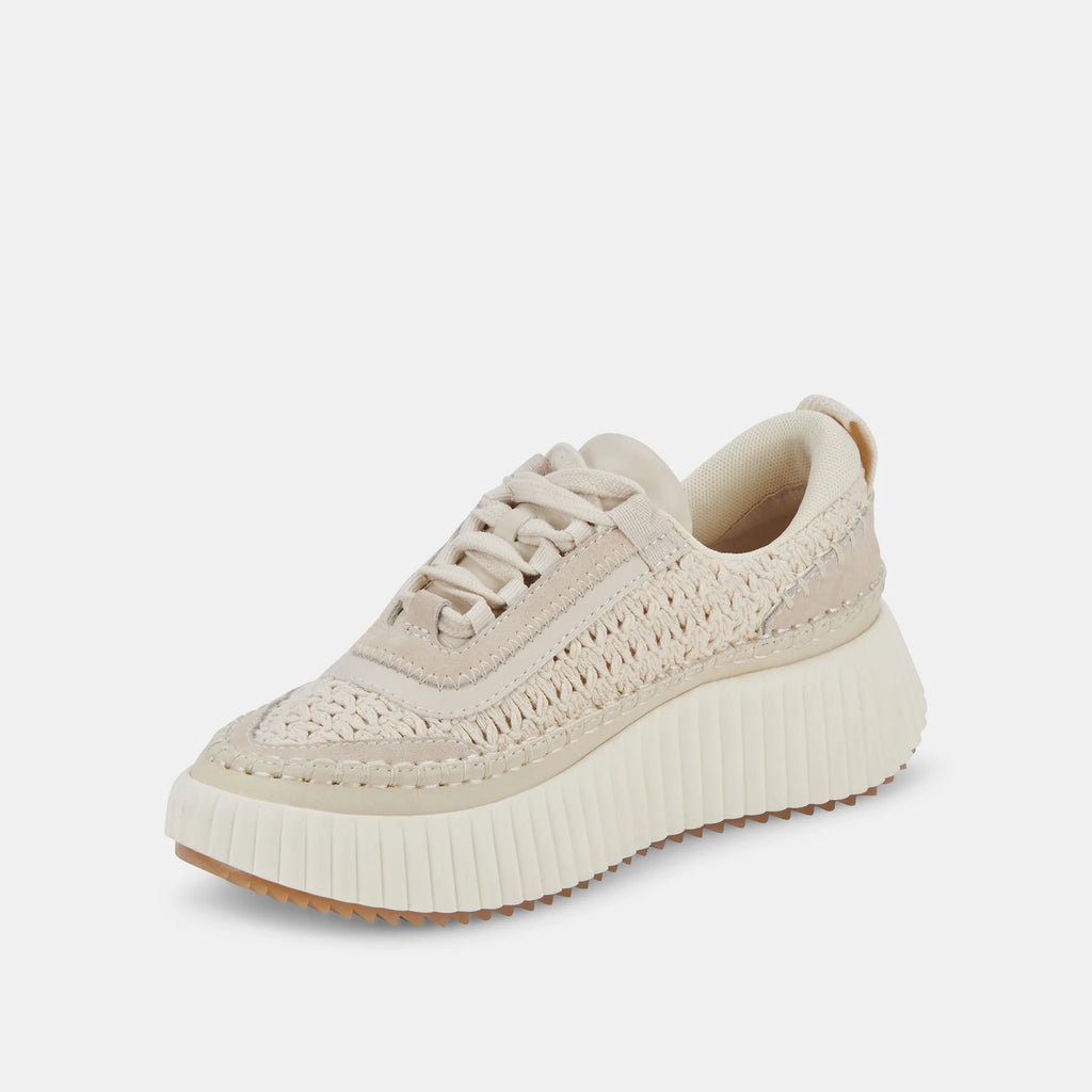 Crochet shop lace sneakers