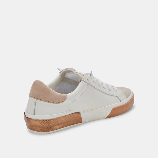 The Tan Copper Accent Sneaker