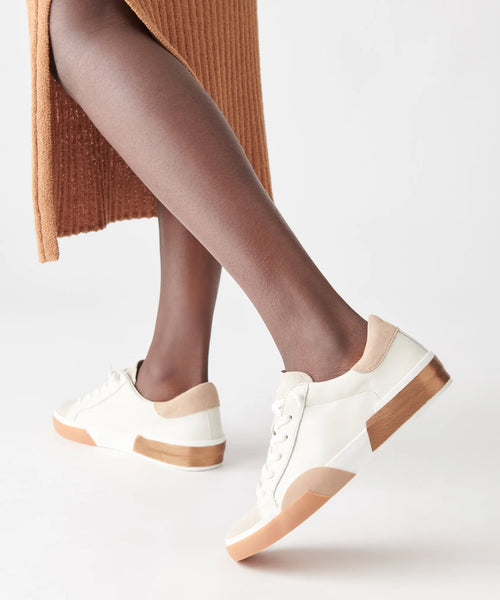 The Tan Copper Accent Sneaker