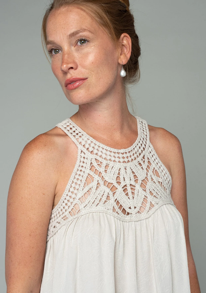 The Crochet Flowy Tank