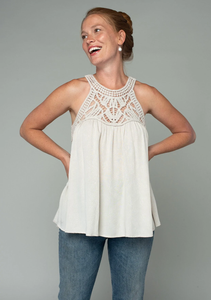 The Crochet Flowy Tank