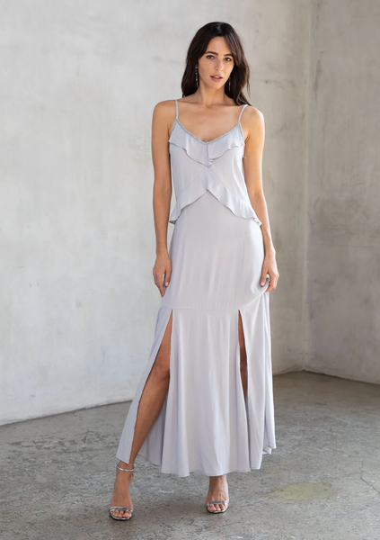 The Chloe Ruffle Maxi Dress