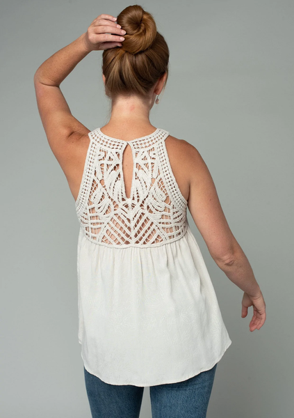 The Crochet Flowy Tank